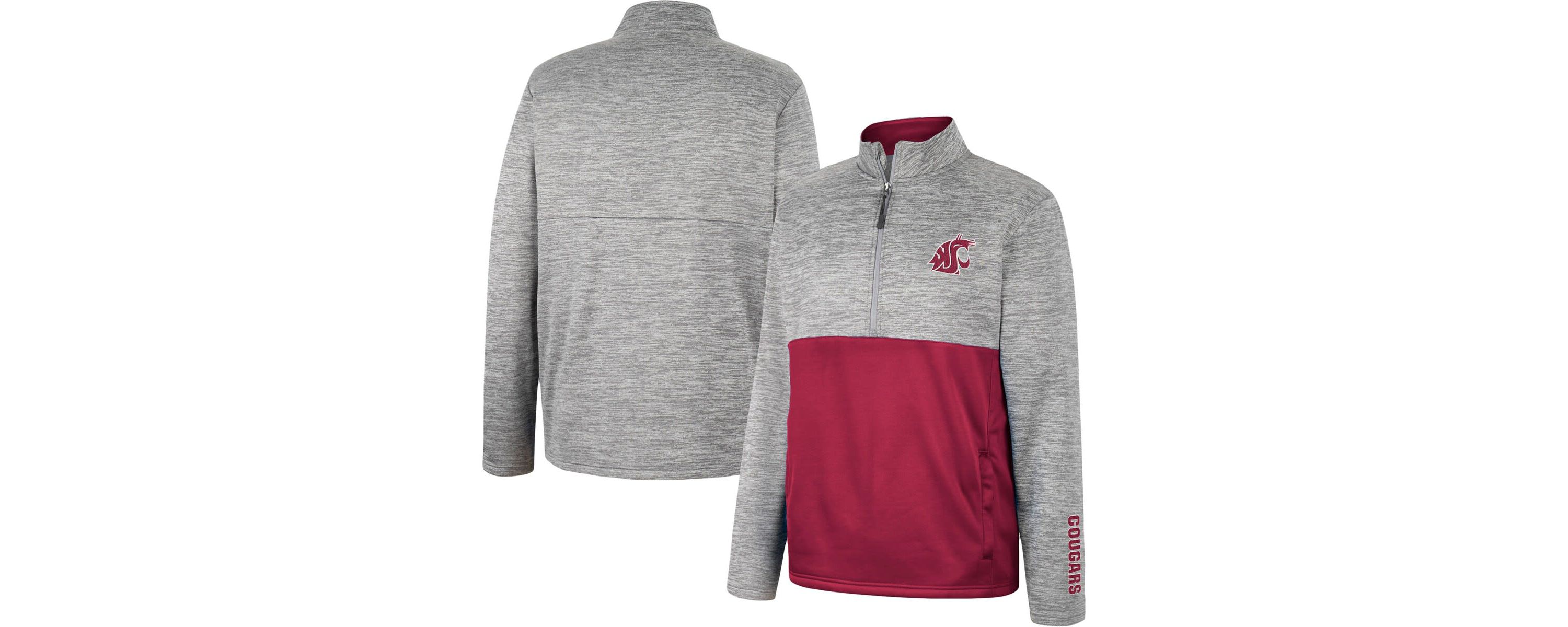 NCAA Washington State Cougars John Half-Zip Jacket