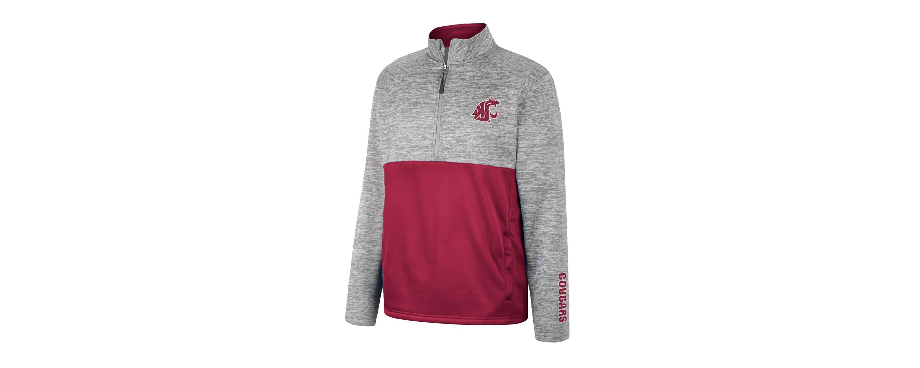 NCAA Washington State Cougars John Half-Zip Jacket
