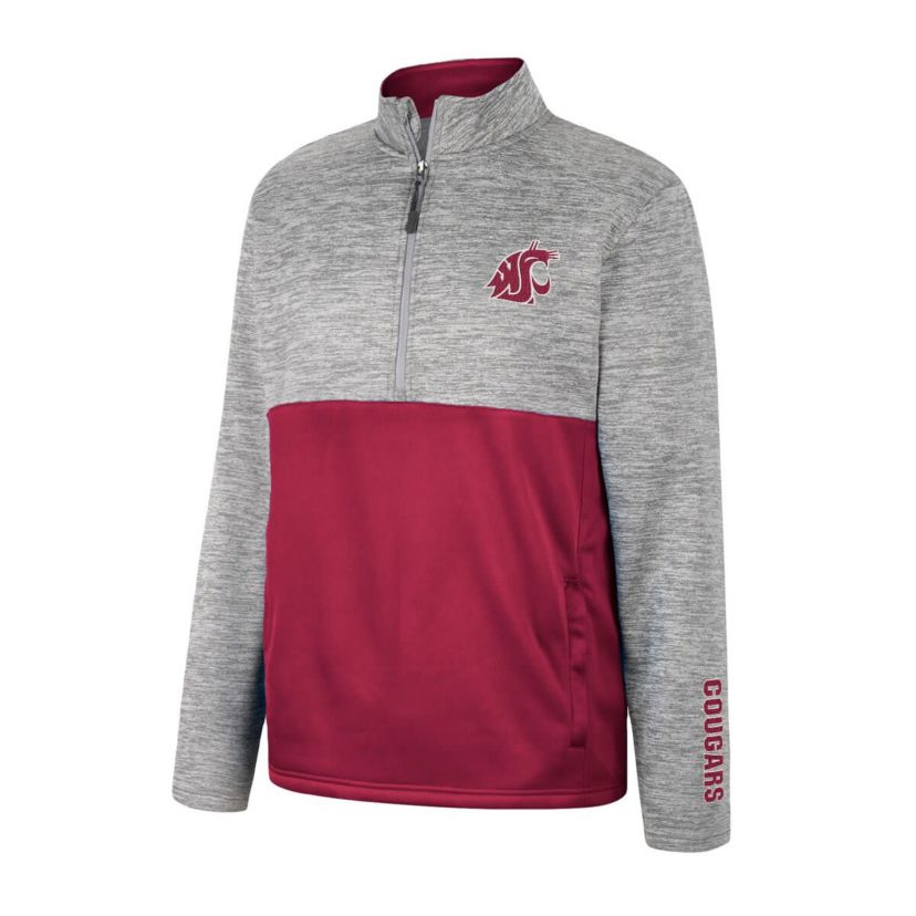 NCAA Washington State Cougars John Half-Zip Jacket