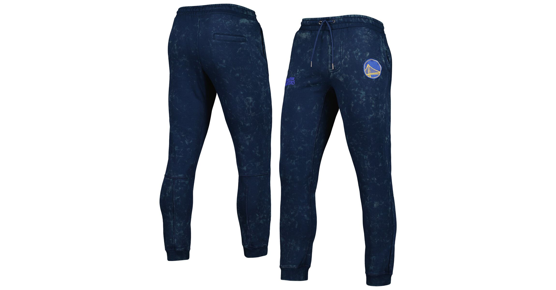 NBA Unisex Golden State Warriors Acid Tonal Jogger Pants
