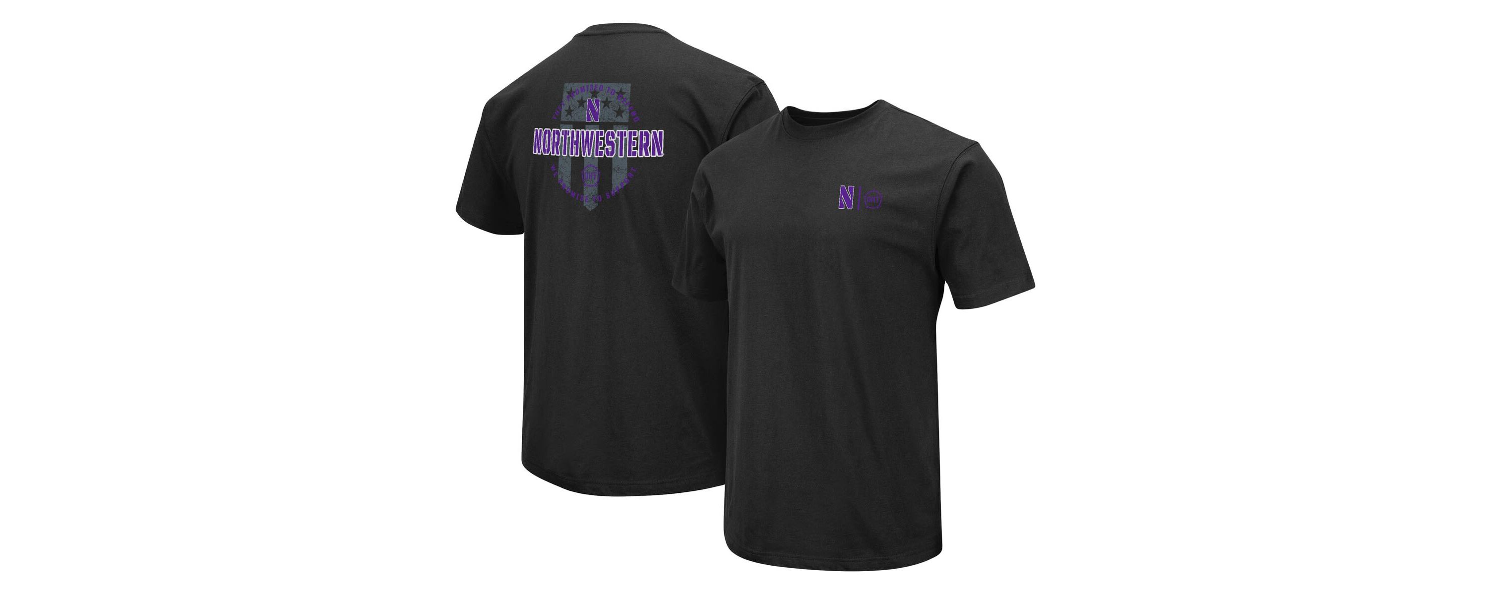NCAA Northwestern Wildcats OHT Military Appreciation T-Shirt