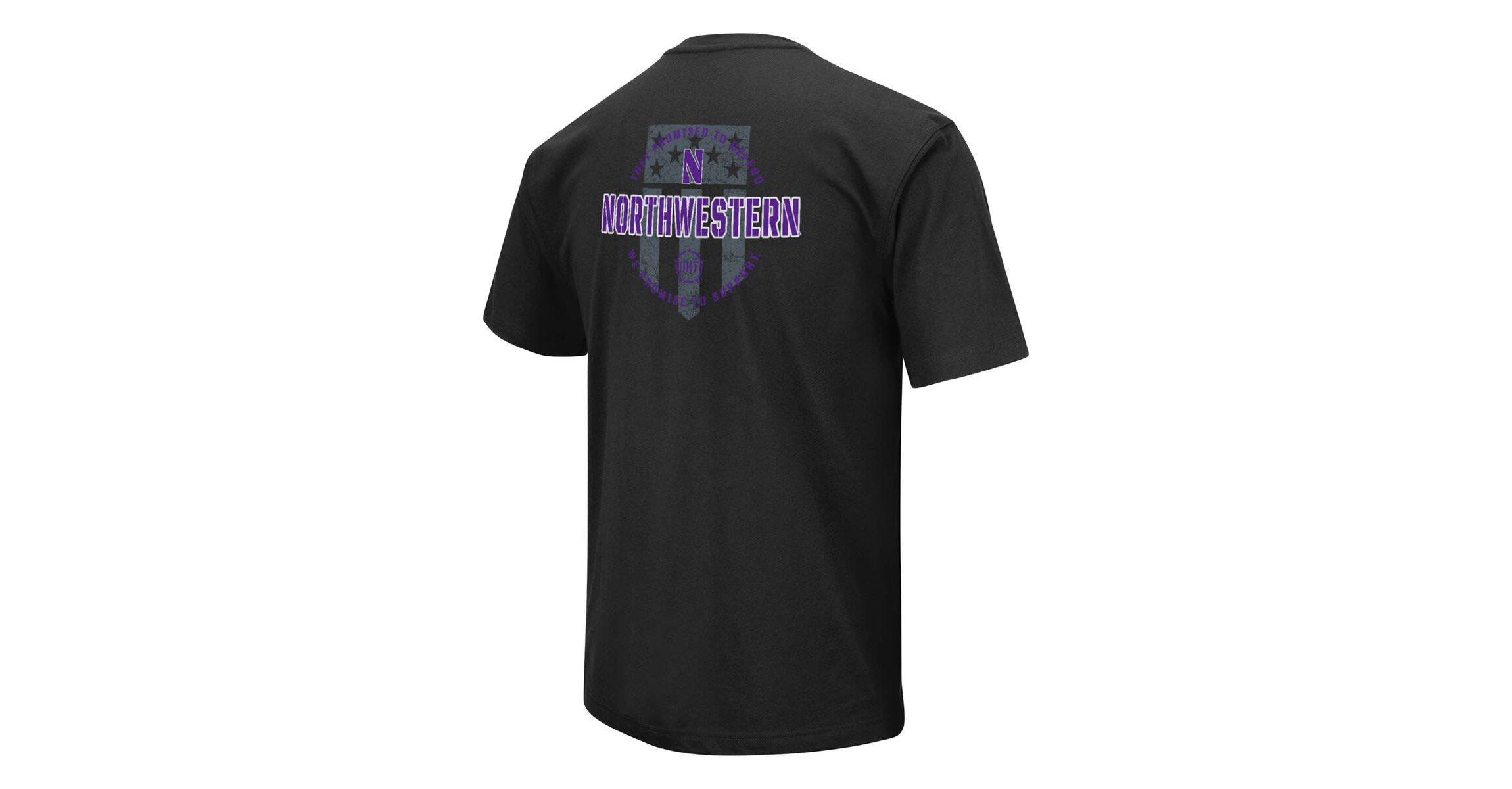 NCAA Northwestern Wildcats OHT Military Appreciation T-Shirt