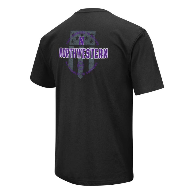 NCAA Northwestern Wildcats OHT Military Appreciation T-Shirt