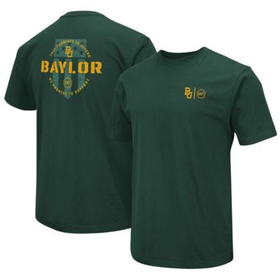 Colosseum Men's NCAA Baylor Bears OHT Military Appreciation T-Shirt, Green, Large