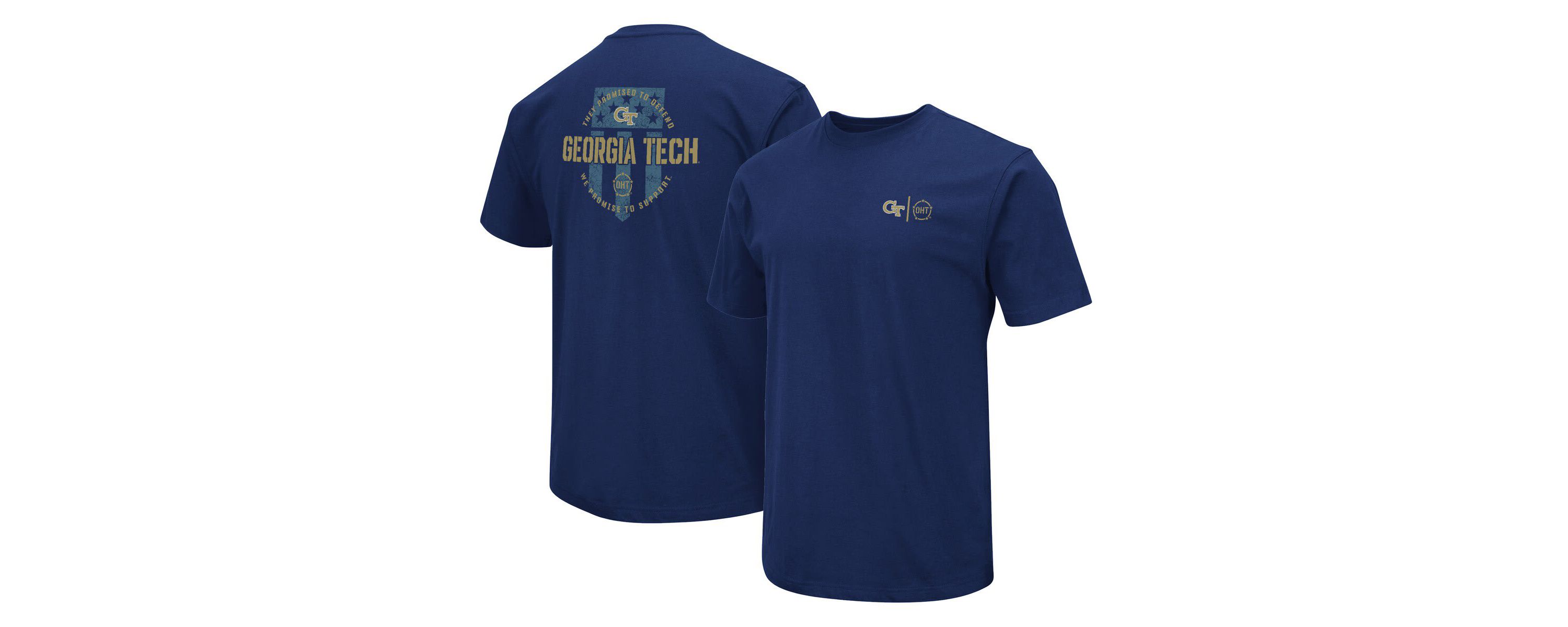 Georgia Tech Yellow Jackets NCAA Georgia Tech Jackets OHT Military Appreciation T-Shirt