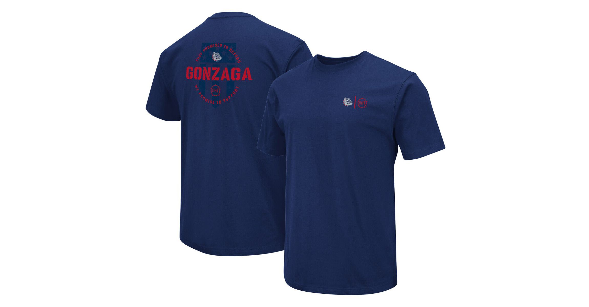 Gonzaga University Bulldogs NCAA Gonzaga Bulldogs OHT Military Appreciation T-Shirt