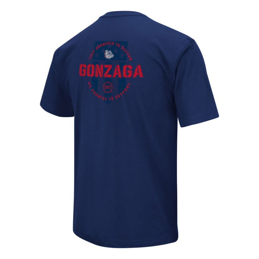 Gonzaga University Bulldogs NCAA Gonzaga Bulldogs OHT Military Appreciation T-Shirt