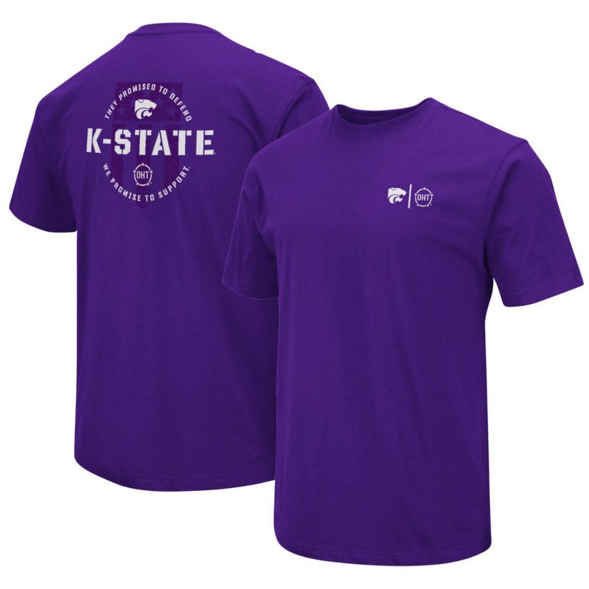 NCAA Kansas State Wildcats OHT Military Appreciation T-Shirt