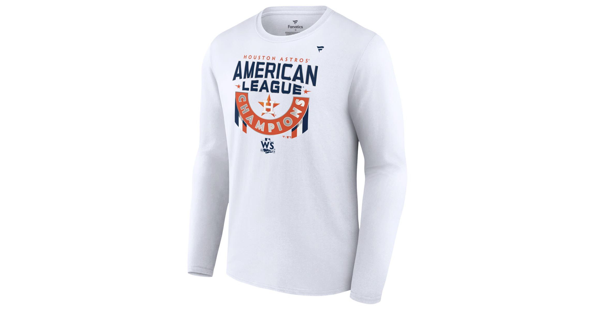 MLB Fanatics Houston Astros 2022 American League s Locker Room Long Sleeve T-Shirt