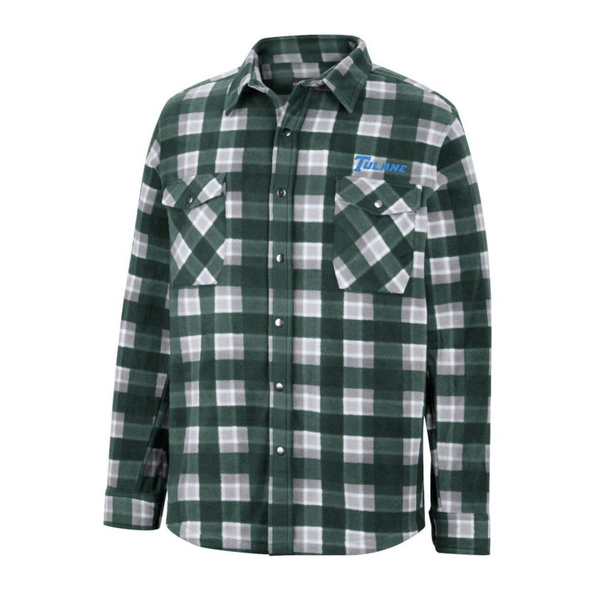 Tulane Green Wave NCAA Tulane Wave Ellis Full-Snap Jacket