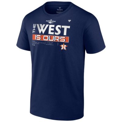 MLB Fanatics Houston Astros 2022 AL West Division s Locker Room T-Shirt