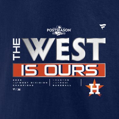 MLB Fanatics Houston Astros 2022 AL West Division s Locker Room T-Shirt