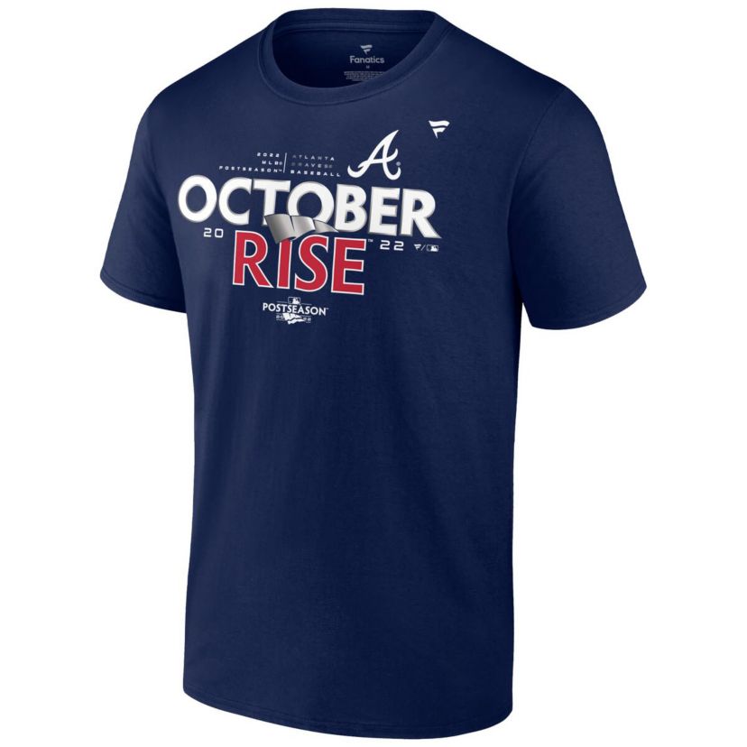 MLB Fanatics Atlanta Braves 2022 season Locker Room T-Shirt