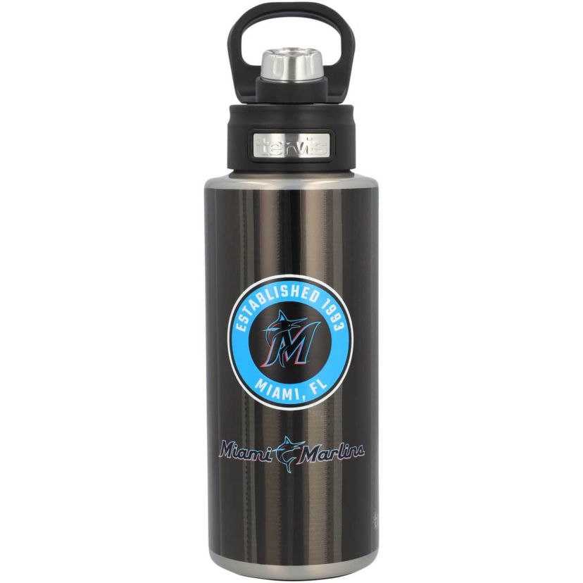 MLB Miami Marlins 32oz. All In Wide Mouth Water Bottle