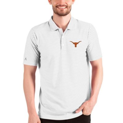 NCAA White/Silver Texas Longhorns Esteem Polo