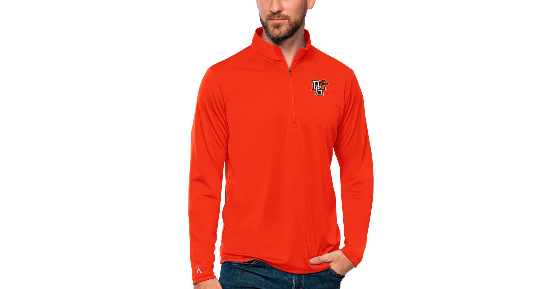 Bowling Green Falcons NCAA Bowling St. Falcons Tribute Quarter-Zip Top