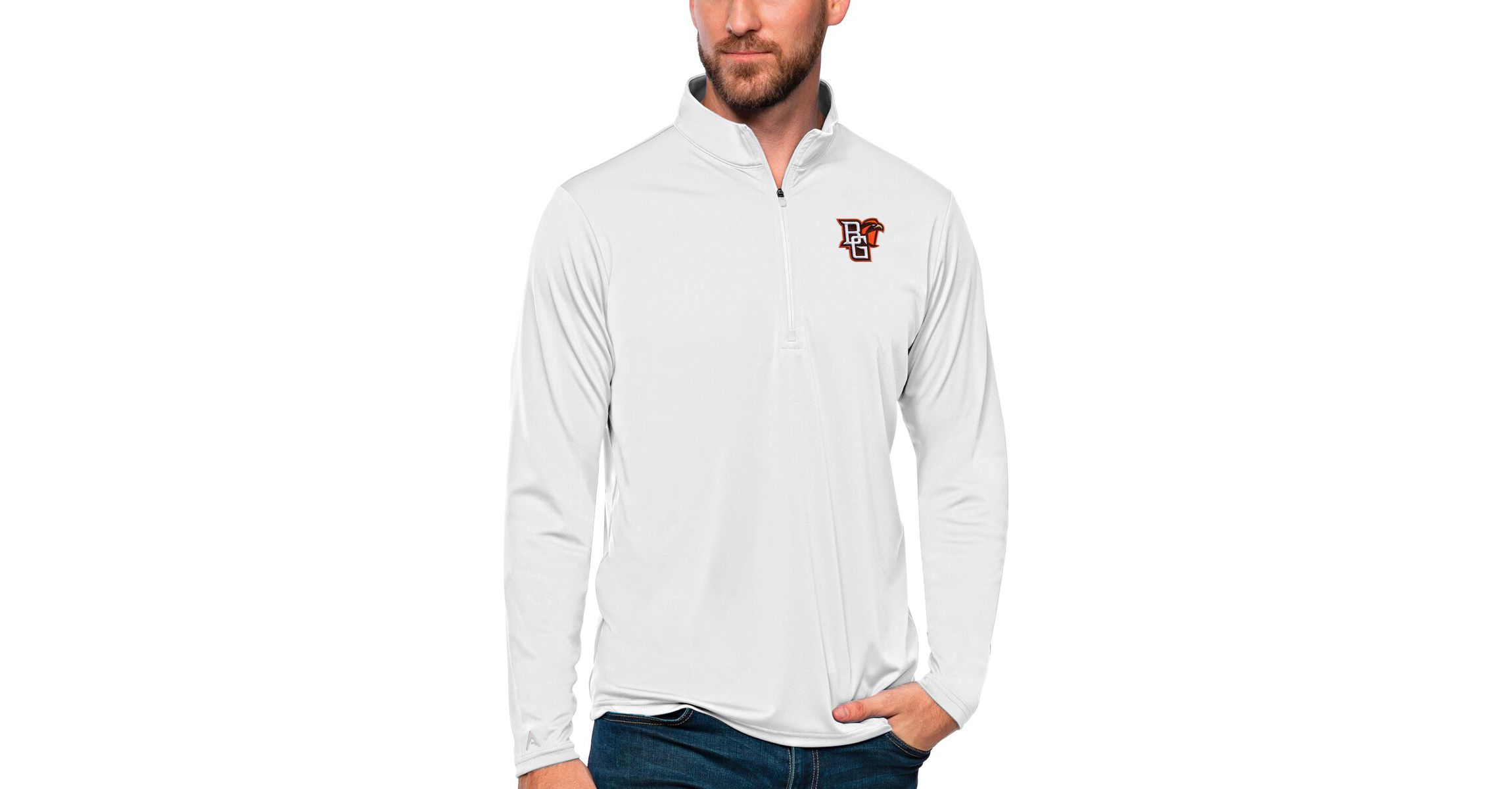 Bowling Green Falcons NCAA Bowling St. Falcons Tribute Quarter-Zip Top