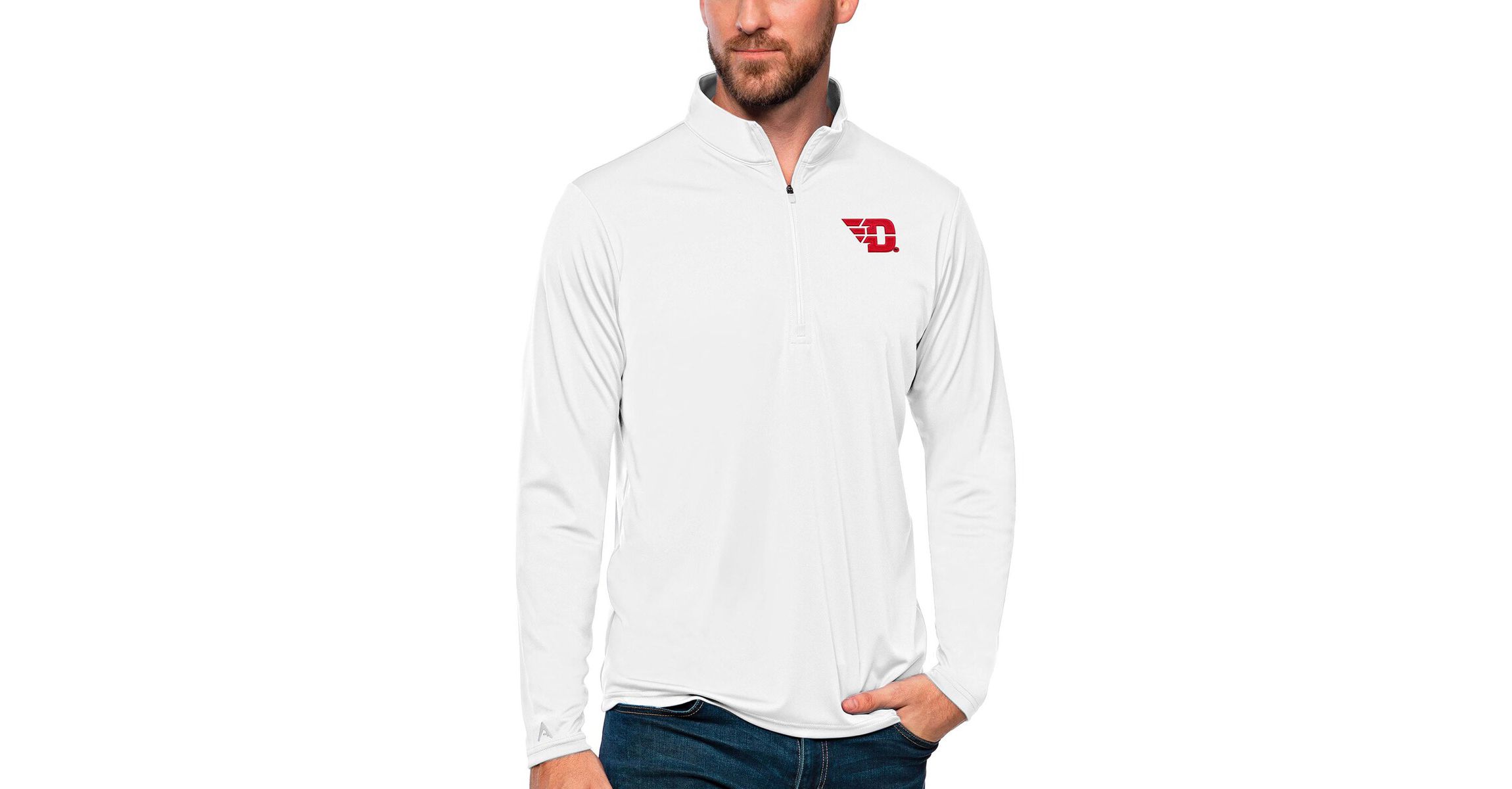 NCAA Dayton Flyers Tribute Quarter-Zip Top