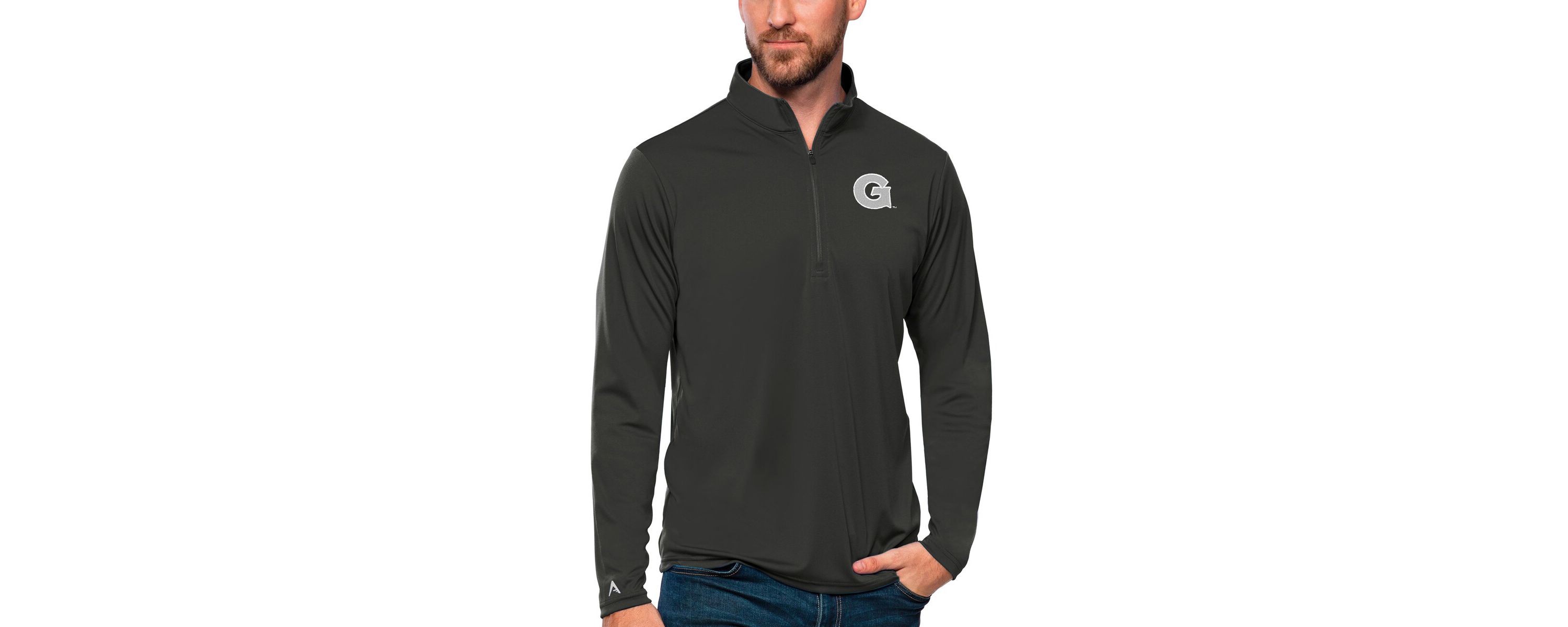 NCAA Georgetown Hoyas Tribute Quarter-Zip Top
