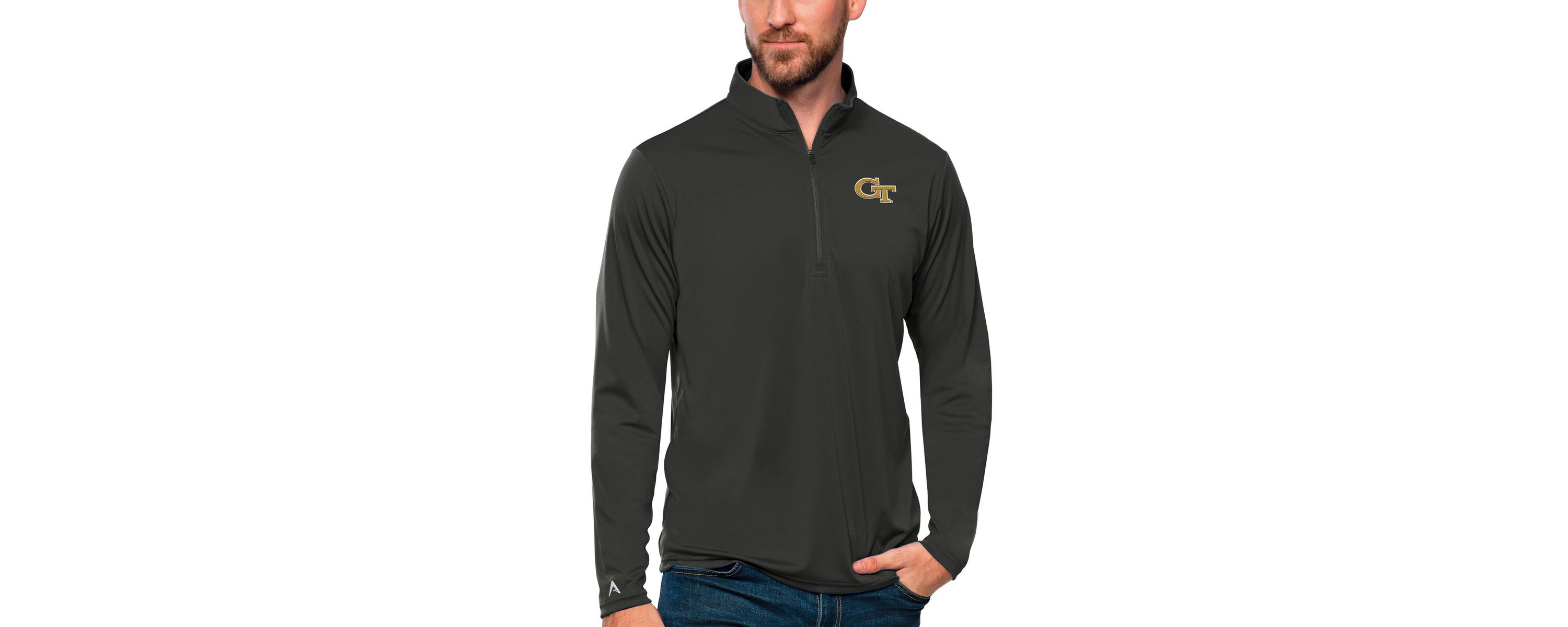 Georgia Tech Yellow Jackets NCAA Georgia Tech Jackets Tribute Quarter-Zip Top