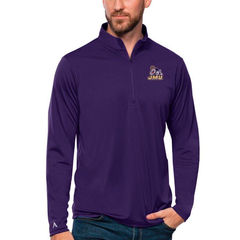 NCAA James Madison Dukes Tribute Quarter-Zip Top