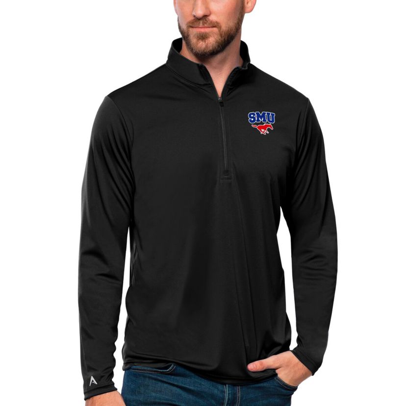 NCAA SMU Mustangs Tribute Quarter-Zip Top