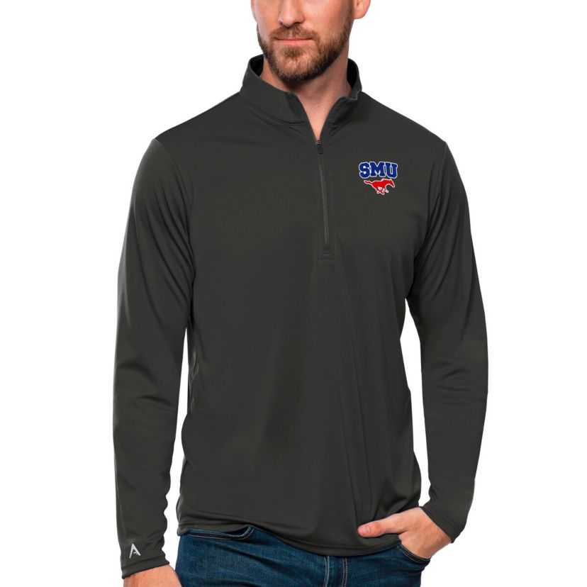 NCAA SMU Mustangs Tribute Quarter-Zip Top