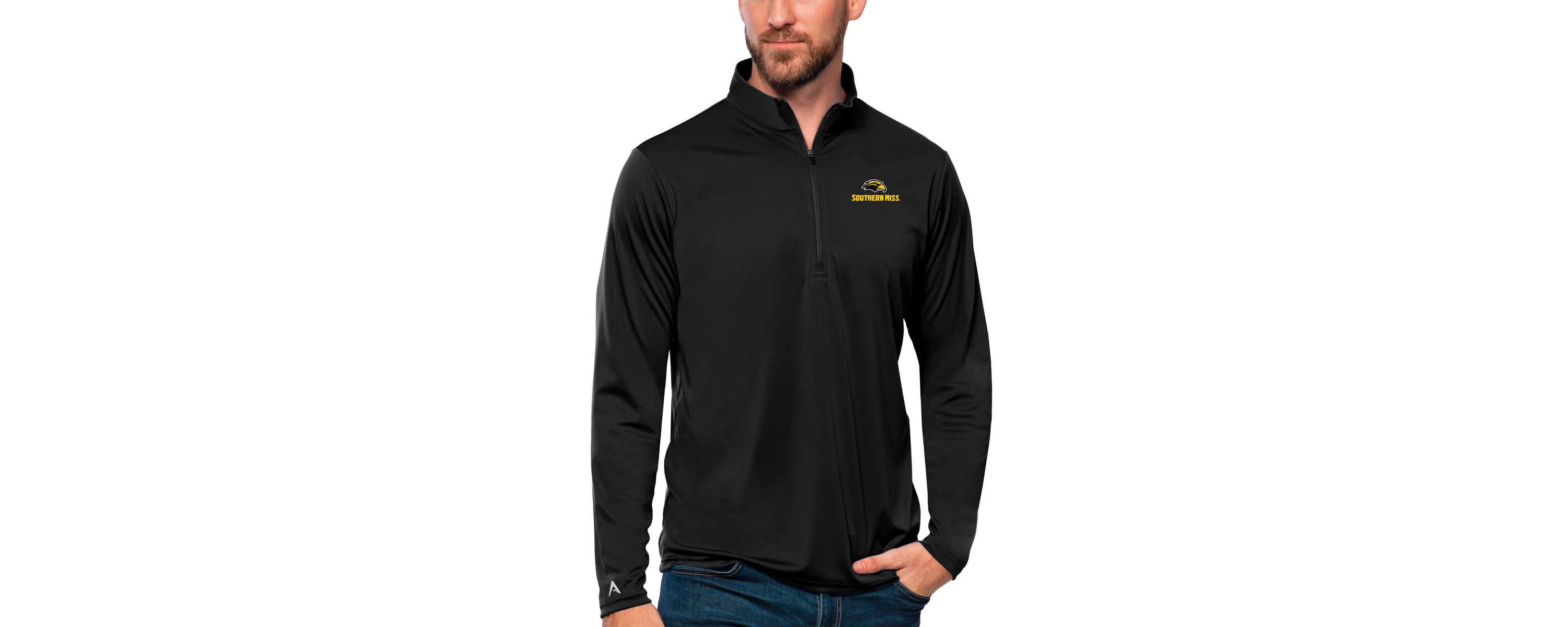 NCAA Southern Miss Golden Eagles Tribute Quarter-Zip Top