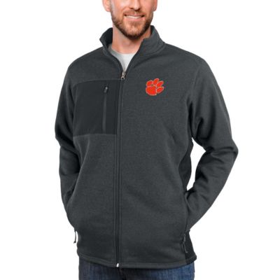 NCAA Heather Clemson Tigers Course Full-Zip Jacket