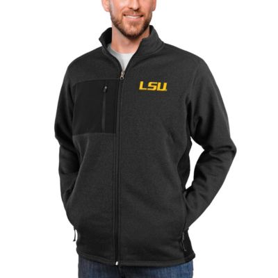 NCAA Heather LSU Tigers Course Full-Zip Jacket