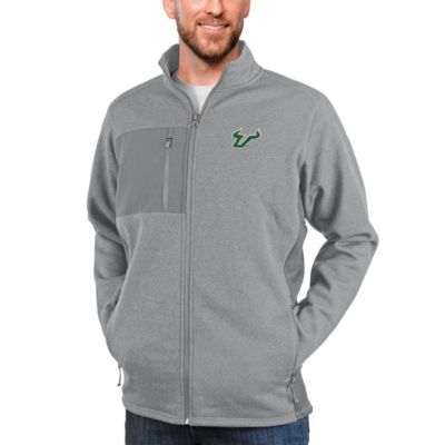 NCAA Heather South Florida Bulls Course Full-Zip Jacket