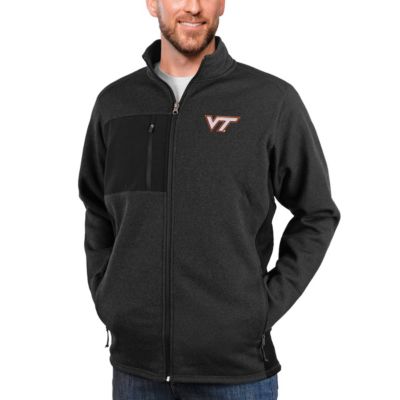 NCAA Heather Virginia Tech Hokies Course Full-Zip Jacket
