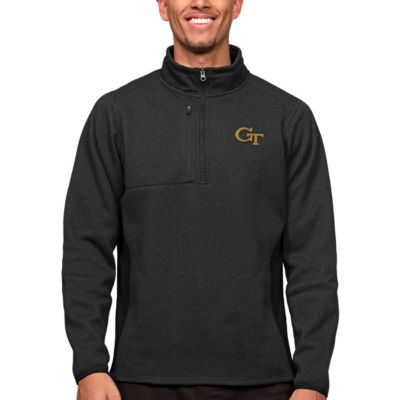 Georgia Tech Yellow Jackets NCAA Georgia Tech Jackets Course Quarter-Zip Pullover Top