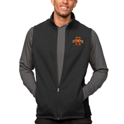 NCAA Heather Iowa State Cyclones Course Full-Zip Vest