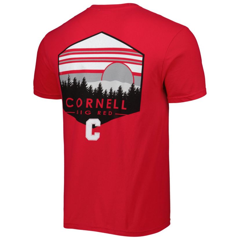 Cornell Big Red NCAA Cornell Big Landscape Shield T-Shirt