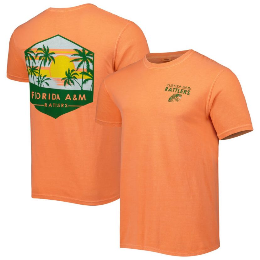 NCAA Florida A&M Rattlers Landscape Shield T-Shirt