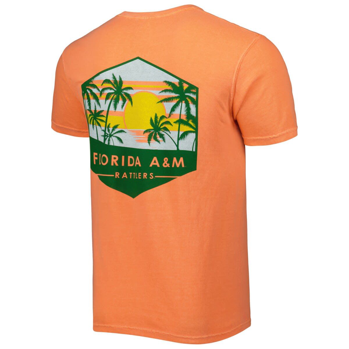 NCAA Florida A&M Rattlers Landscape Shield T-Shirt
