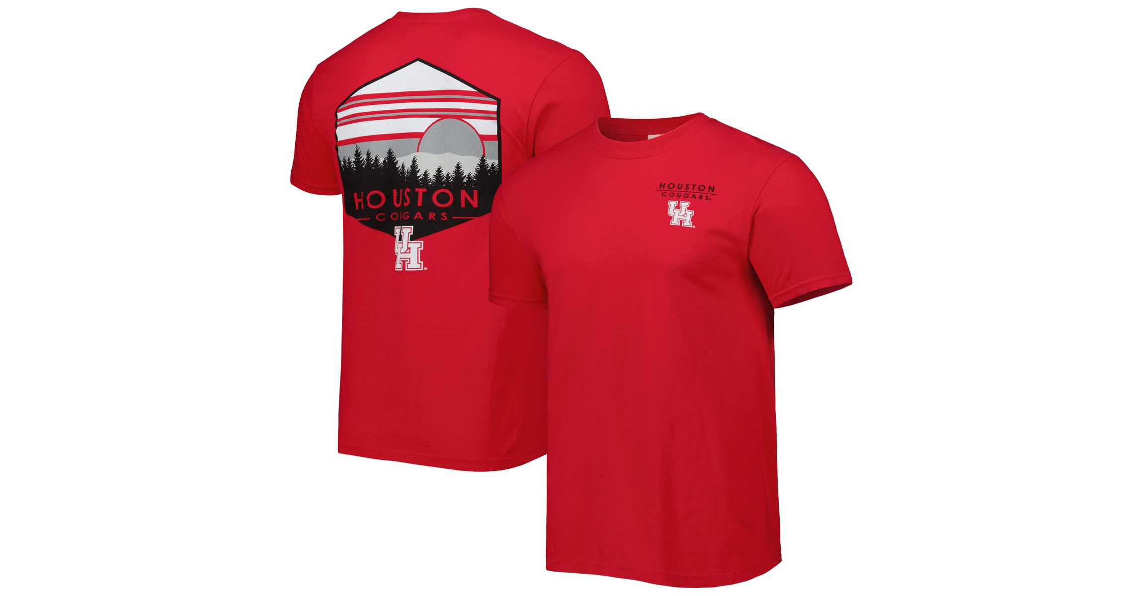 NCAA Houston Cougars Landscape Shield T-Shirt