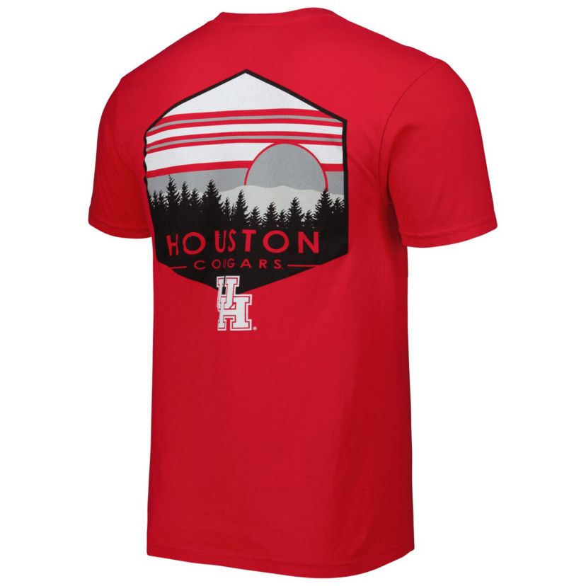 NCAA Houston Cougars Landscape Shield T-Shirt