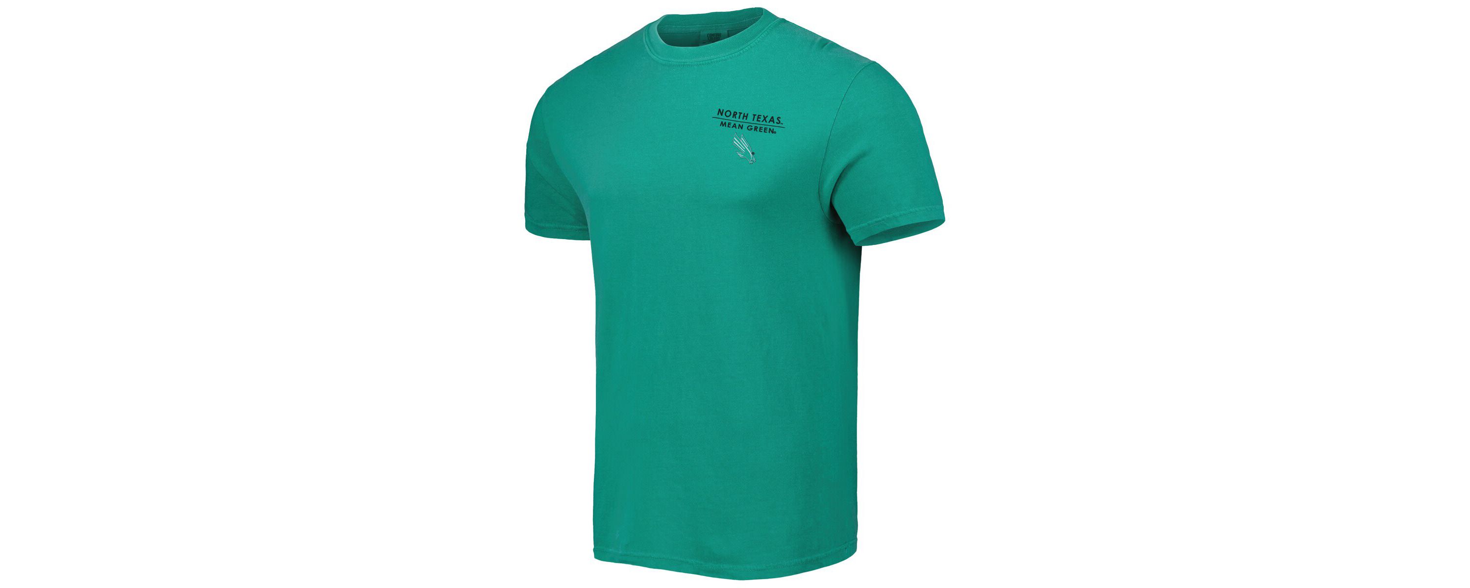 North Texas Mean Green NCAA North Texas Mean Landscape Shield T-Shirt
