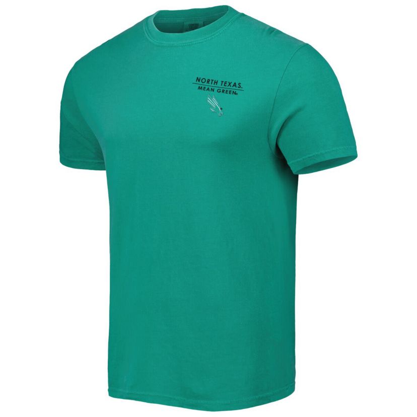 North Texas Mean Green NCAA North Texas Mean Landscape Shield T-Shirt