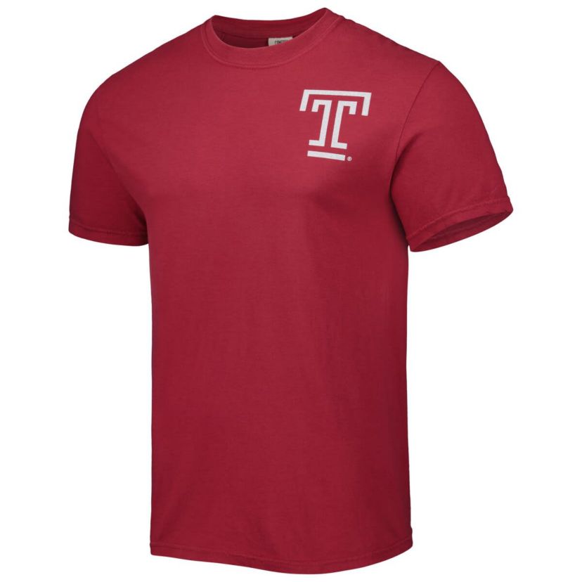 NCAA Temple Owls Landscape Shield T-Shirt