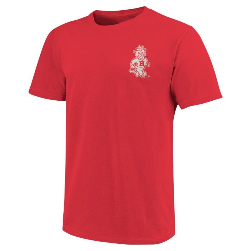 NCAA Houston Cougars Mascot Scenery Premium T-Shirt