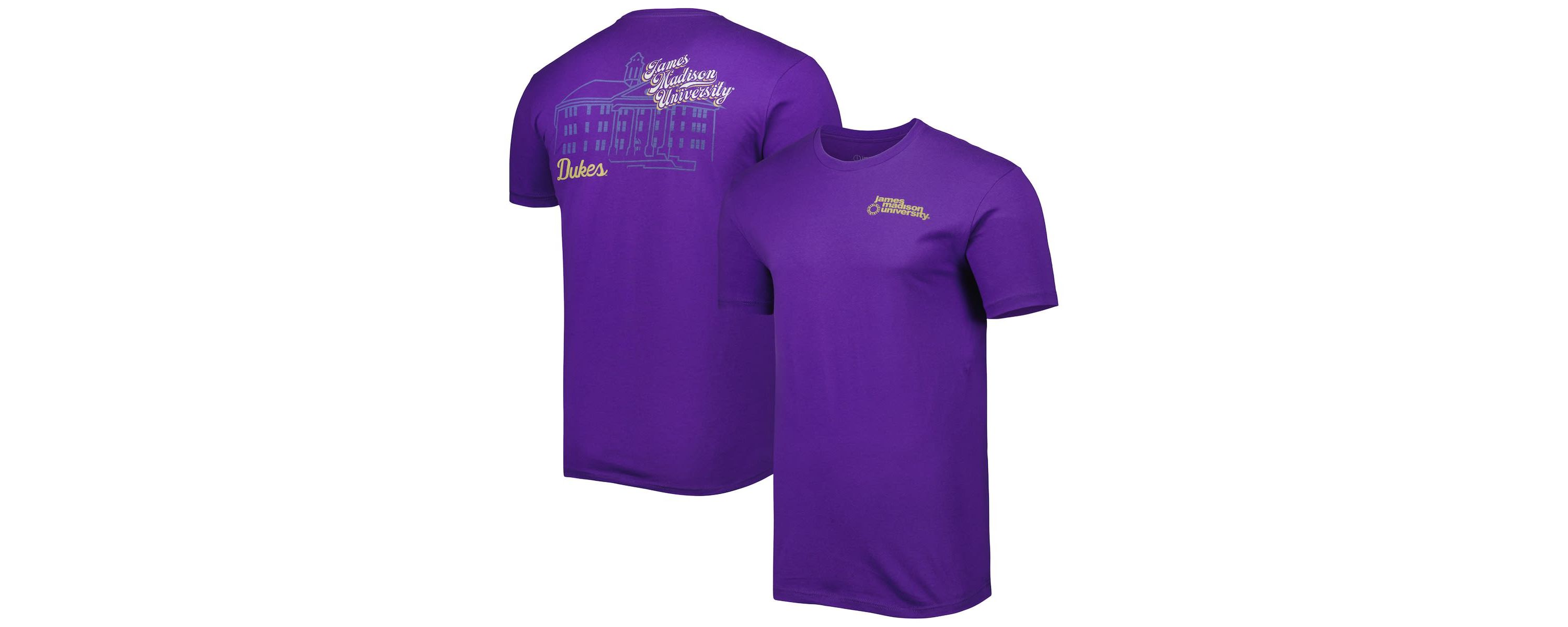 NCAA James Madison Dukes Mascot Scenery Premium T-Shirt