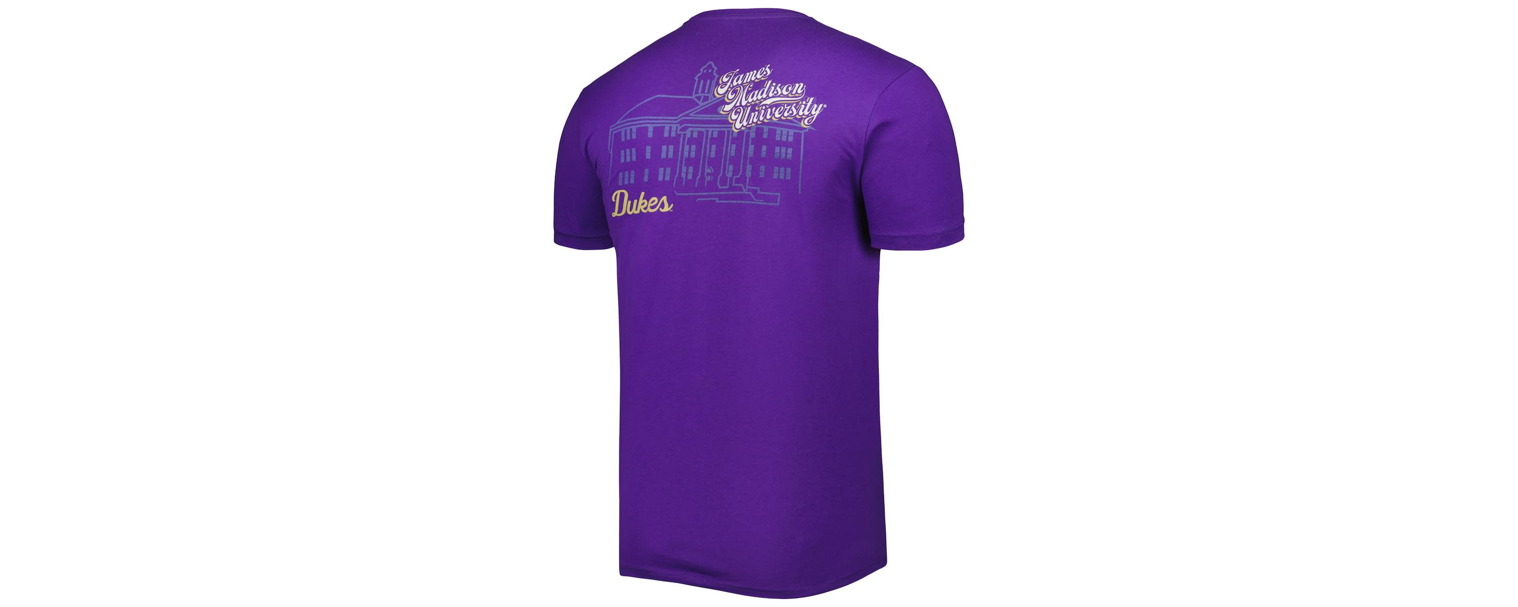 NCAA James Madison Dukes Mascot Scenery Premium T-Shirt