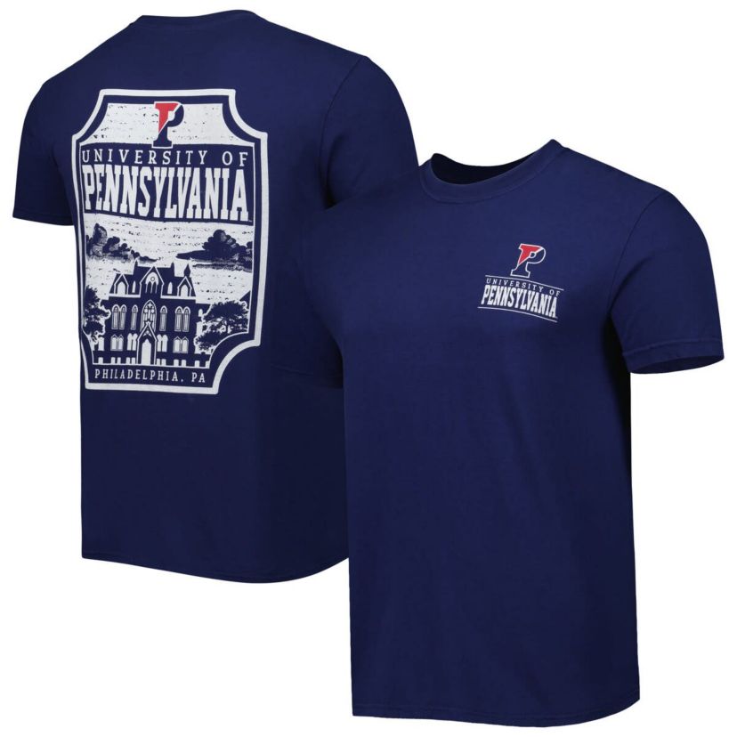 NCAA Pennsylvania Quakers Logo Campus Icon T-Shirt