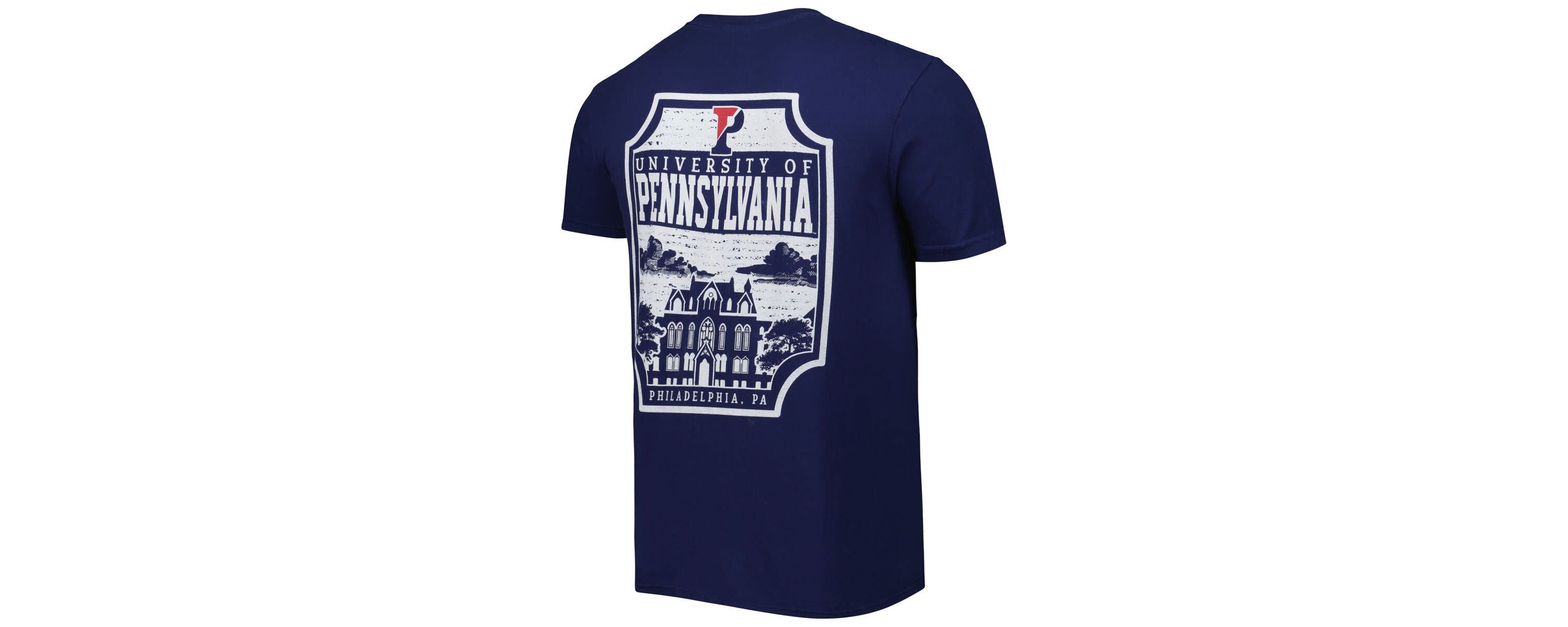 NCAA Pennsylvania Quakers Logo Campus Icon T-Shirt