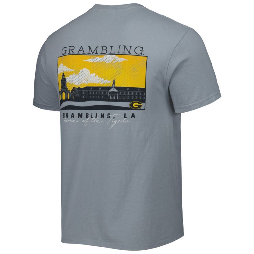 Grambling State Tigers NCAA Grambling Tigers Campus Scenery Comfort Color T-Shirt