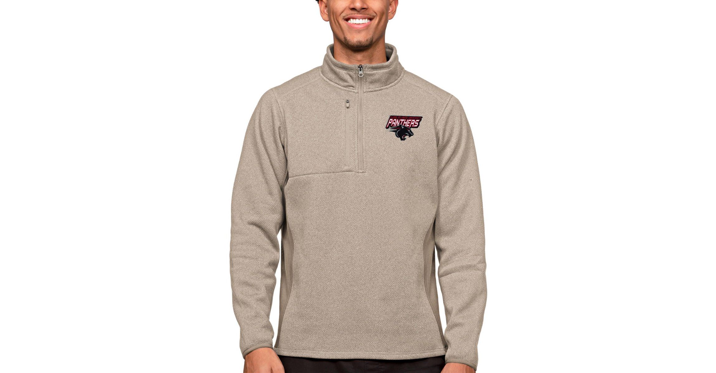 Clark Atlanta Panthers NCAA Clark Atlanta University Panthers Course Quarter-Zip Pullover Top