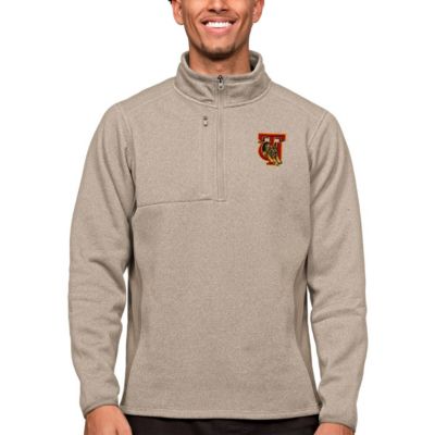 NCAA Tuskegee Golden Tigers Course Quarter-Zip Pullover Top